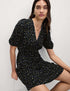 Marks & Spencer "Ditsy Floral V-Neck Mini Tea Dress"